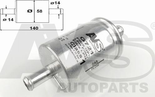 AVS Autoparts G721 - Filtre à carburant cwaw.fr