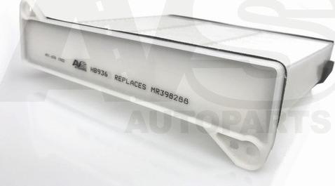 AVS Autoparts HB936 - Filtre, air de l'habitacle cwaw.fr