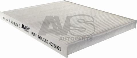 AVS Autoparts HB697 - Filtre, air de l'habitacle cwaw.fr