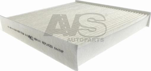 AVS Autoparts HBA141 - Filtre, air de l'habitacle cwaw.fr