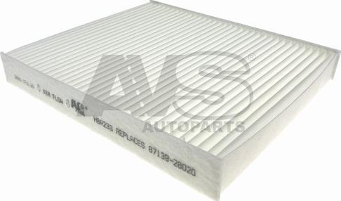 AVS Autoparts HBA233 - Filtre, air de l'habitacle cwaw.fr