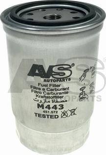 AVS Autoparts M443 - Filtre à carburant cwaw.fr