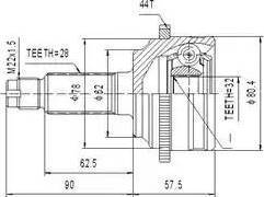 Aywiparts AW1510001A - Jeu de joints, arbre de transmission cwaw.fr