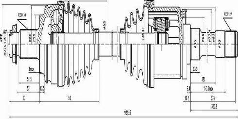 Aywiparts AW1530389 - Arbre de transmission cwaw.fr