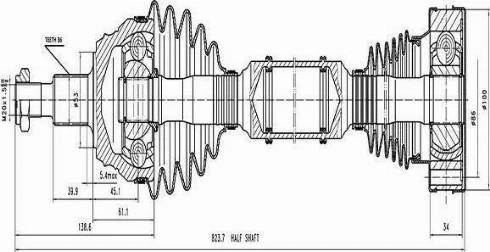 Aywiparts AW1531006 - Arbre de transmission cwaw.fr