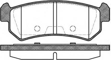 Aywiparts AW1810046 - Kit de plaquettes de frein, frein à disque cwaw.fr