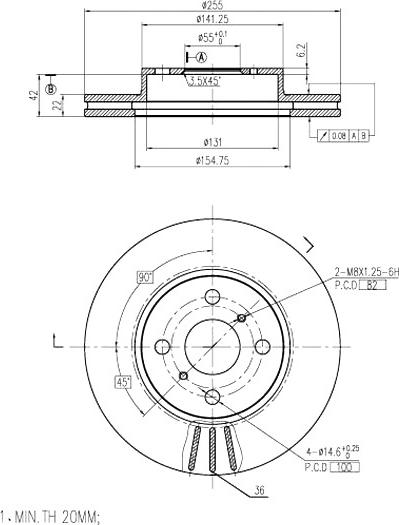 A.Z. Meisterteile AZMT-44-024-1494 - Disque de frein cwaw.fr