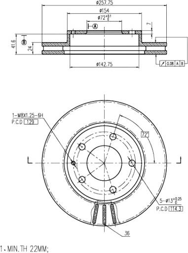 A.Z. Meisterteile AZMT-44-024-1456 - Disque de frein cwaw.fr