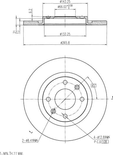 A.Z. Meisterteile AZMT-44-024-1014 - Disque de frein cwaw.fr