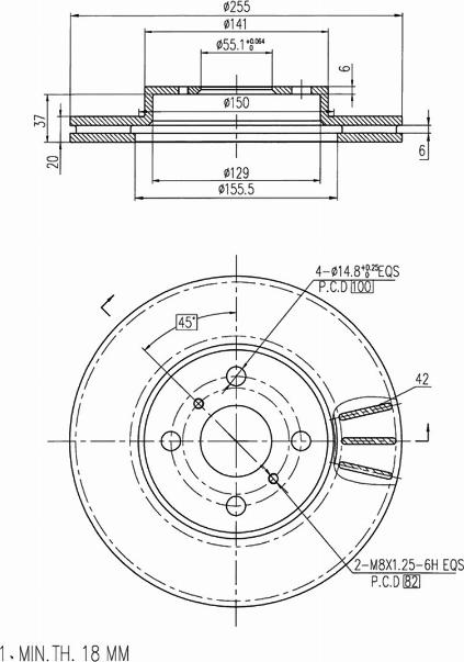 A.Z. Meisterteile AZMT-44-024-1084 - Disque de frein cwaw.fr