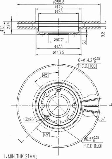 A.Z. Meisterteile AZMT-44-024-1030 - Disque de frein cwaw.fr