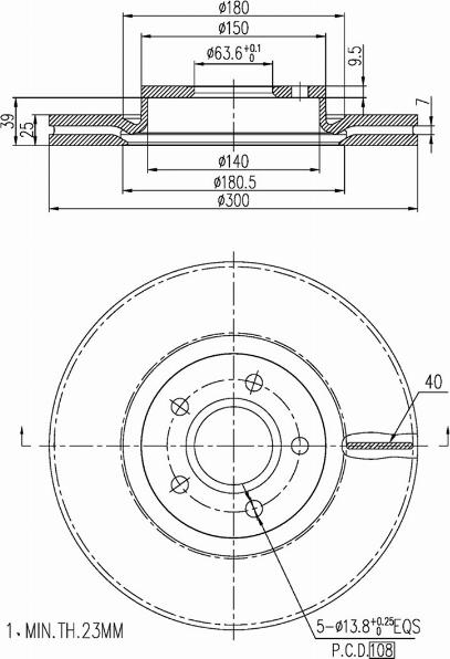 A.Z. Meisterteile AZMT-44-024-1133 - Disque de frein cwaw.fr