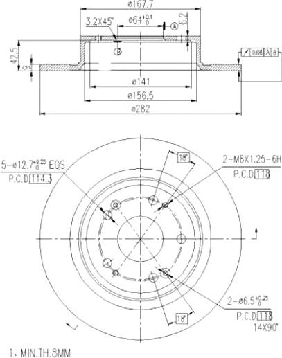 A.Z. Meisterteile AZMT-44-024-1390 - Disque de frein cwaw.fr