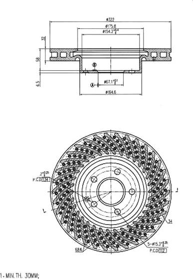 A.Z. Meisterteile AZMT-44-024-1351 - Disque de frein cwaw.fr