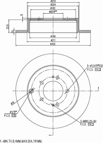 A.Z. Meisterteile AZMT-44-024-1376 - Disque de frein cwaw.fr