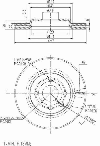 A.Z. Meisterteile AZMT-44-024-1260 - Disque de frein cwaw.fr