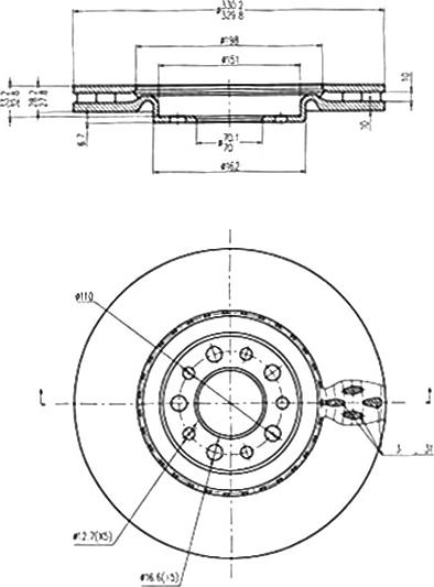 A.Z. Meisterteile AZMT-44-024-1237 - Disque de frein cwaw.fr