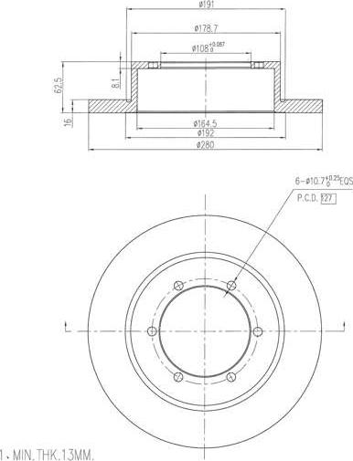 A.Z. Meisterteile AZMT-44-024-2455 - Disque de frein cwaw.fr