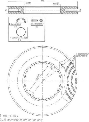 A.Z. Meisterteile AZMT-44-024-2412 - Disque de frein cwaw.fr