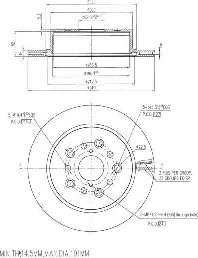 A.Z. Meisterteile AZMT-44-024-2531 - Disque de frein cwaw.fr