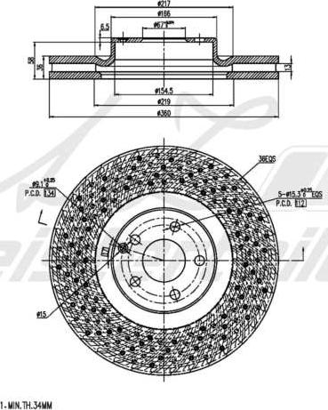 A.Z. Meisterteile AZMT-44-024-2066 - Disque de frein cwaw.fr