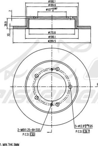 A.Z. Meisterteile AZMT-44-024-2158 - Disque de frein cwaw.fr