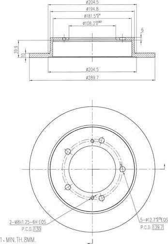 A.Z. Meisterteile AZMT-44-024-2355 - Disque de frein cwaw.fr