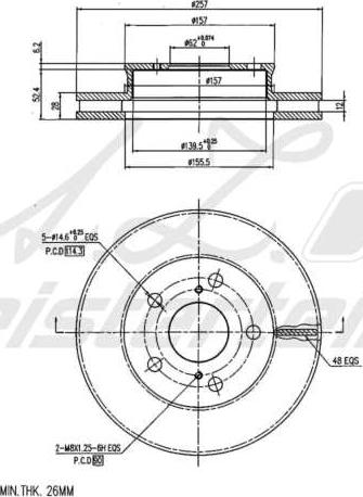 A.Z. Meisterteile AZMT-44-024-2315 - Disque de frein cwaw.fr