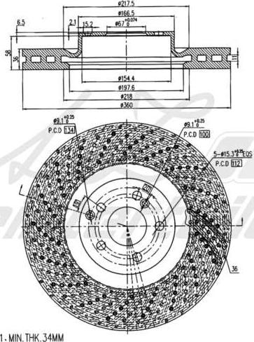 A.Z. Meisterteile AZMT-44-024-2317 - Disque de frein cwaw.fr