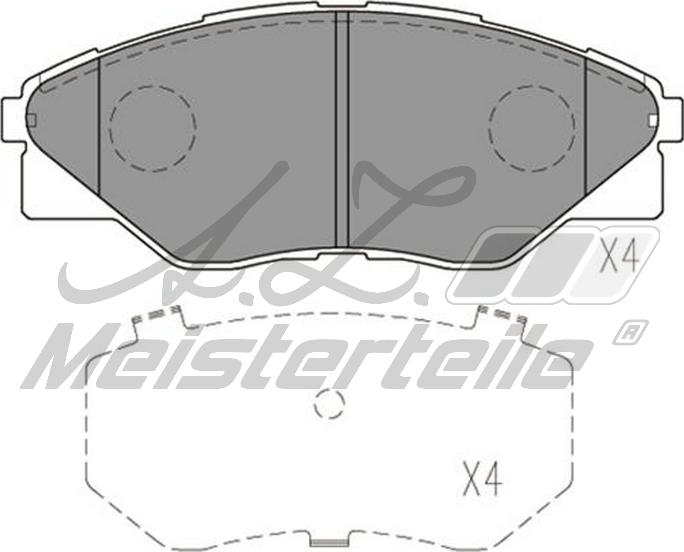 A.Z. Meisterteile AZMT-44-022-1952 - Kit de plaquettes de frein, frein à disque cwaw.fr