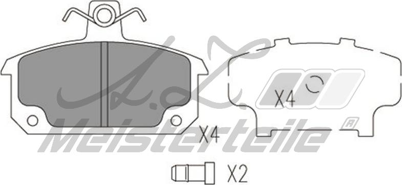 A.Z. Meisterteile AZMT-44-022-1929 - Kit de plaquettes de frein, frein à disque cwaw.fr