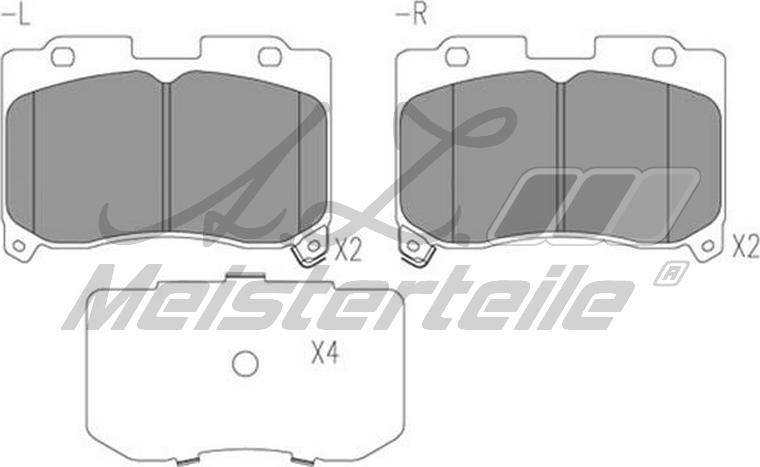 A.Z. Meisterteile AZMT-44-022-1924 - Kit de plaquettes de frein, frein à disque cwaw.fr