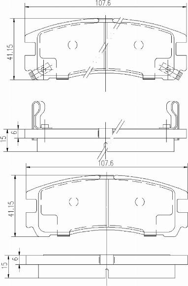 A.Z. Meisterteile AZMT-44-022-1405 - Kit de plaquettes de frein, frein à disque cwaw.fr