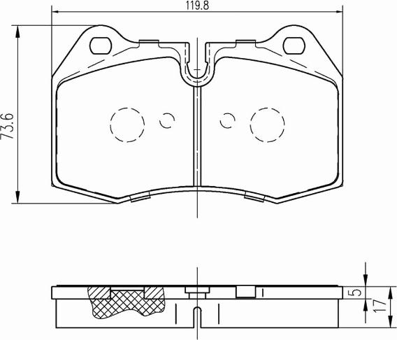 A.Z. Meisterteile AZMT-44-022-1436 - Kit de plaquettes de frein, frein à disque cwaw.fr