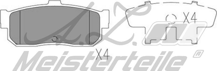 A.Z. Meisterteile AZMT-44-022-1593 - Kit de plaquettes de frein, frein à disque cwaw.fr