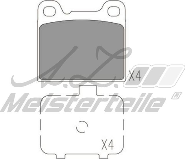 A.Z. Meisterteile AZMT-44-022-1586 - Kit de plaquettes de frein, frein à disque cwaw.fr