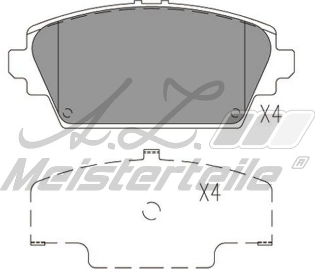 A.Z. Meisterteile AZMT-44-022-1532 - Kit de plaquettes de frein, frein à disque cwaw.fr