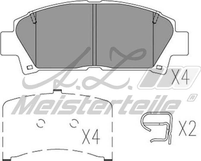 A.Z. Meisterteile AZMT-44-022-1572 - Kit de plaquettes de frein, frein à disque cwaw.fr