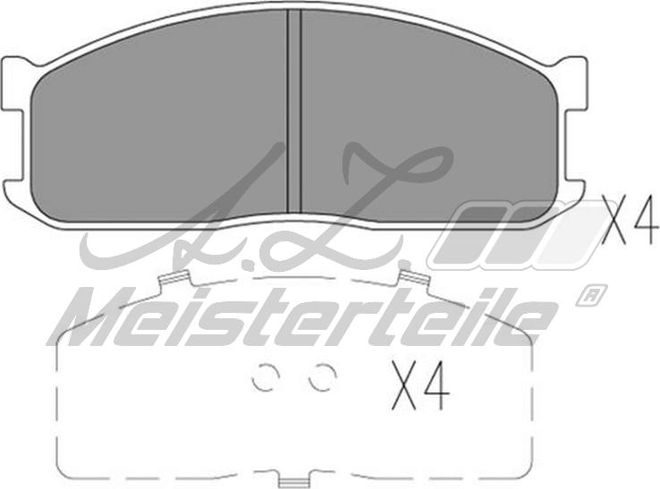 A.Z. Meisterteile AZMT-44-022-1651 - Kit de plaquettes de frein, frein à disque cwaw.fr