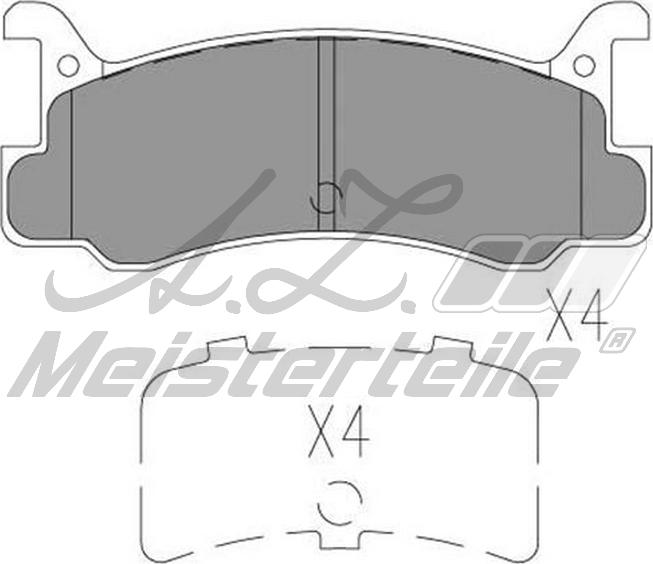 A.Z. Meisterteile AZMT-44-022-1668 - Kit de plaquettes de frein, frein à disque cwaw.fr