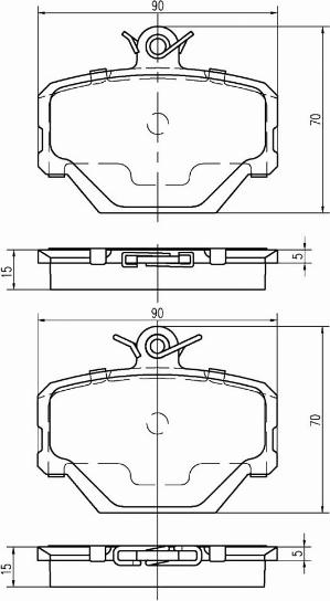 A.Z. Meisterteile AZMT-44-022-1040 - Kit de plaquettes de frein, frein à disque cwaw.fr