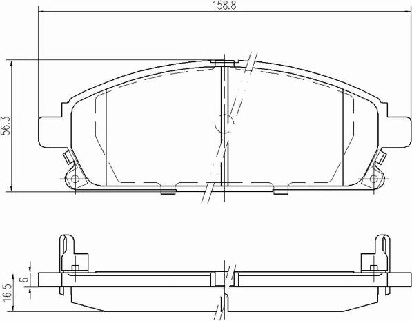 A.Z. Meisterteile AZMT-44-022-1043 - Kit de plaquettes de frein, frein à disque cwaw.fr