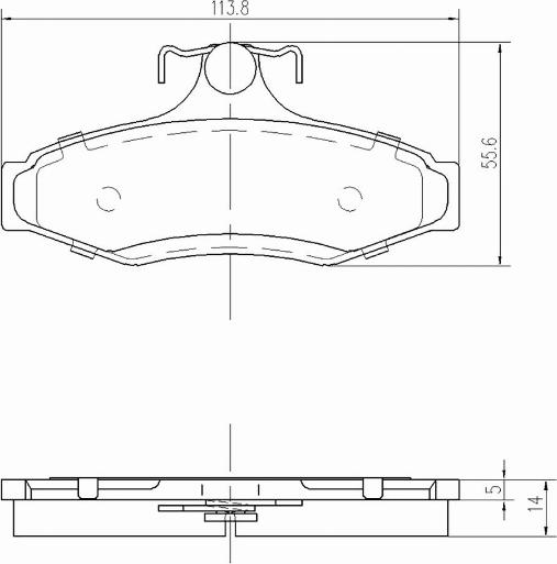 A.Z. Meisterteile AZMT-44-022-1064 - Kit de plaquettes de frein, frein à disque cwaw.fr