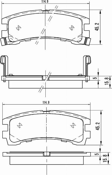 A.Z. Meisterteile AZMT-44-022-1007 - Kit de plaquettes de frein, frein à disque cwaw.fr