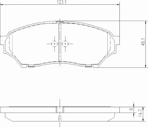 A.Z. Meisterteile AZMT-44-022-1156 - Kit de plaquettes de frein, frein à disque cwaw.fr