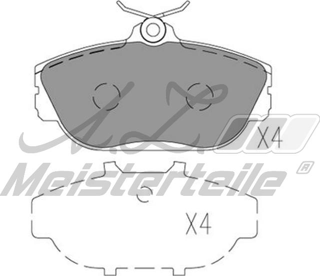 A.Z. Meisterteile AZMT-44-022-1888 - Kit de plaquettes de frein, frein à disque cwaw.fr