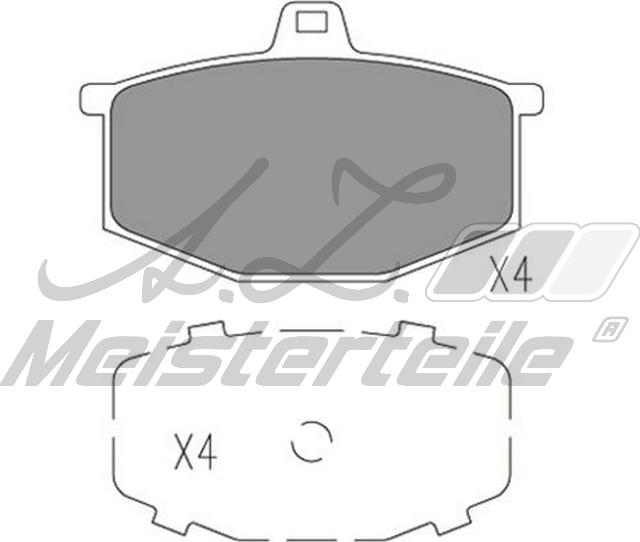 A.Z. Meisterteile AZMT-44-022-1835 - Kit de plaquettes de frein, frein à disque cwaw.fr