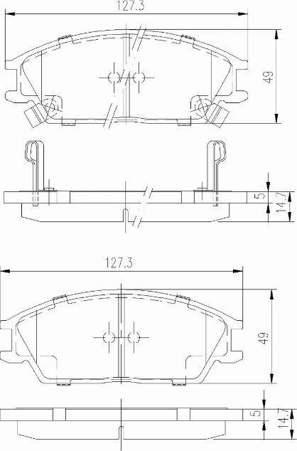 A.Z. Meisterteile AZMT-44-022-1349 - Kit de plaquettes de frein, frein à disque cwaw.fr