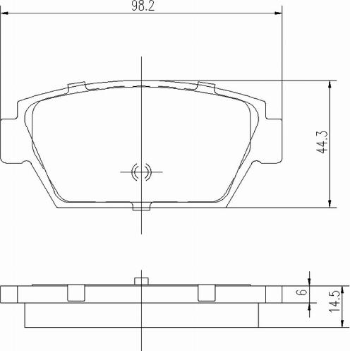 A.Z. Meisterteile AZMT-44-022-1356 - Kit de plaquettes de frein, frein à disque cwaw.fr