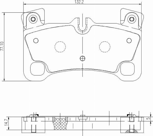 A.Z. Meisterteile AZMT-44-022-1308 - Kit de plaquettes de frein, frein à disque cwaw.fr